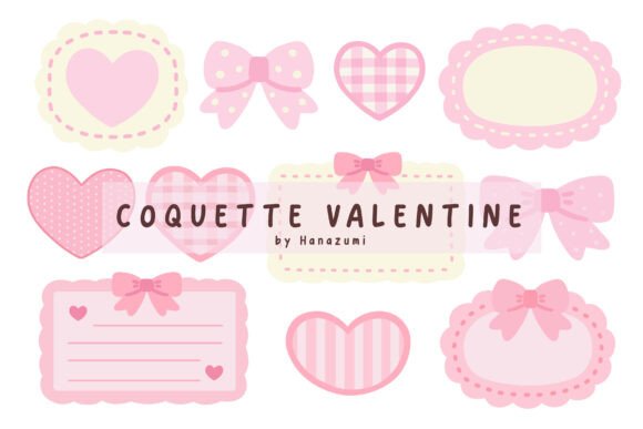 Coquette Valentine Bow Heart Frame: Sweet Feminine Design