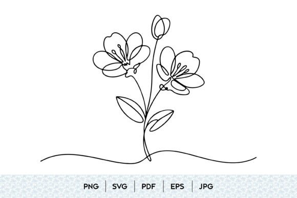 Exploring the Elegance of Minimalist Floral One Line Art