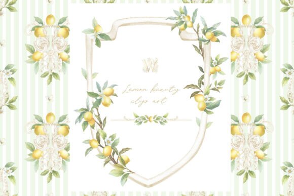 Lemon Crest Watercolor Frame Set: A Designer's Guide