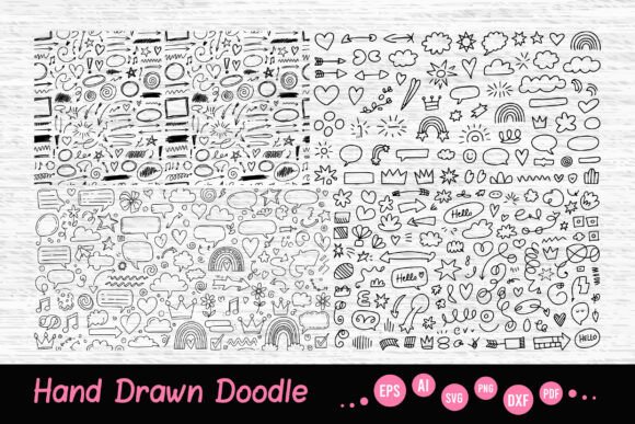 Mega SVG Hand Drawn Doodle Set: A Creative's Toolkit