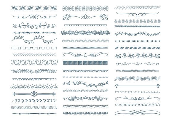 Sketch Dividers: Elegant Stripped Lines for Creative Projects