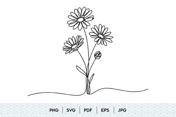 Understanding the Daisy Flower One Line SVG Aesthetic